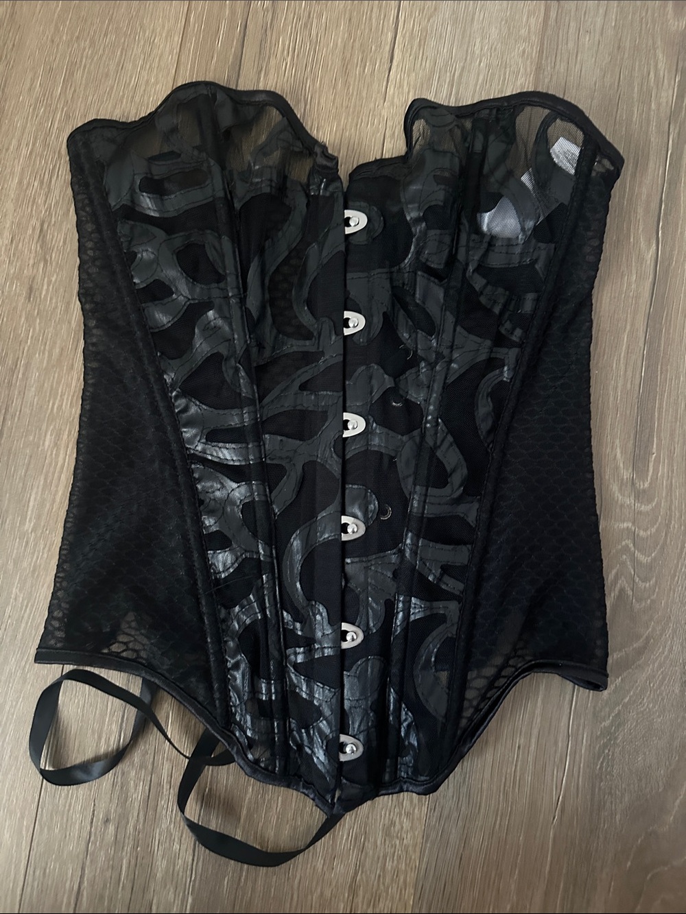 Black Lace Corset Top